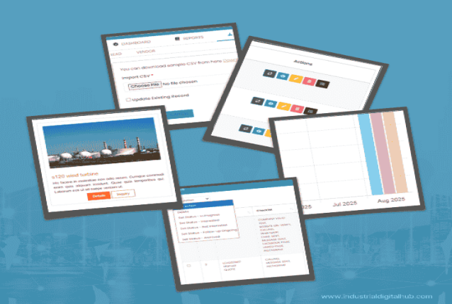 Industrial Digital Hub – Lead Management & Inquiry Tracking