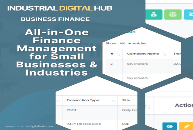 Industrial Digital Hub: Business Finance